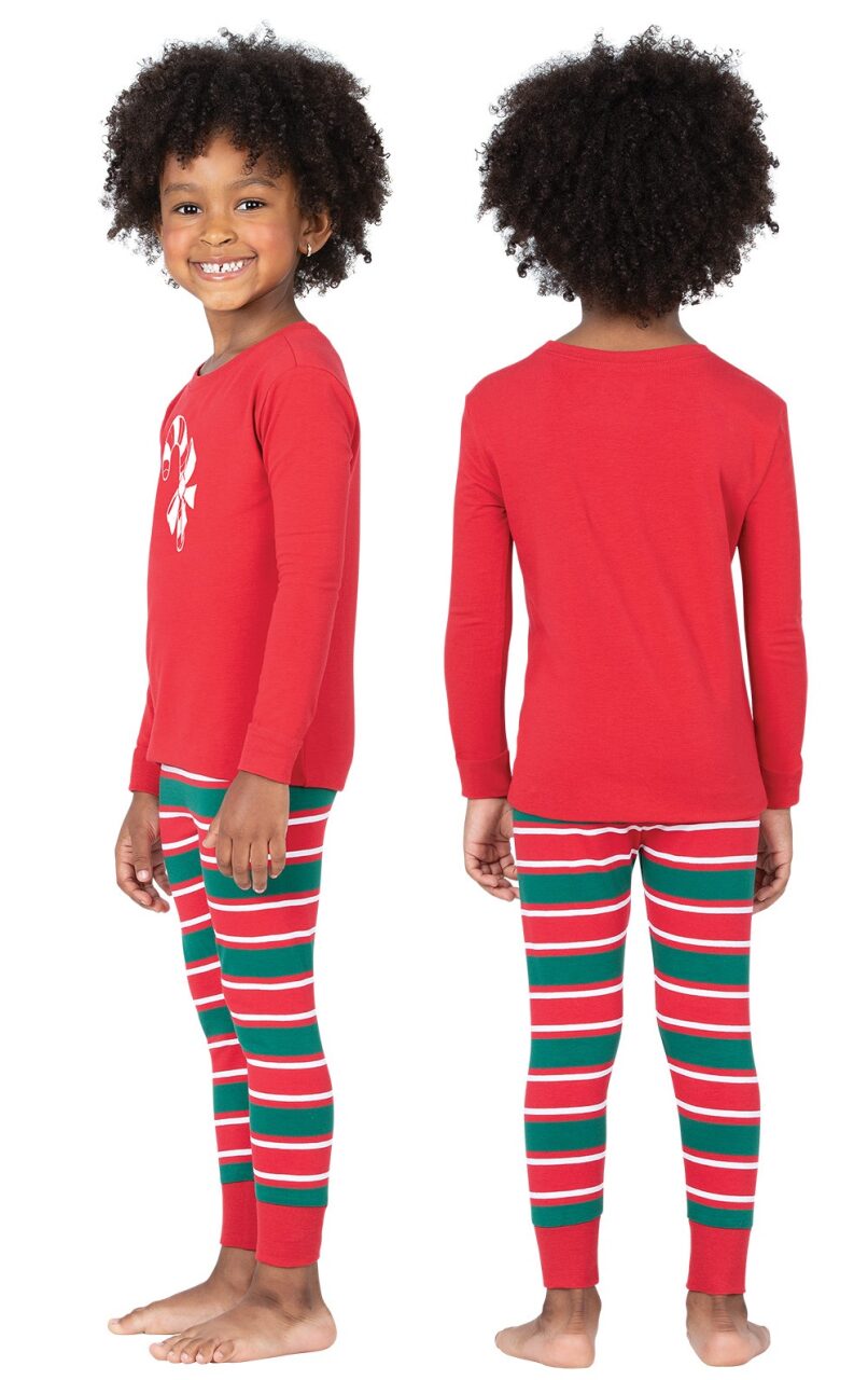 Christmas Stripe Snug Fit Toddler Pajamas