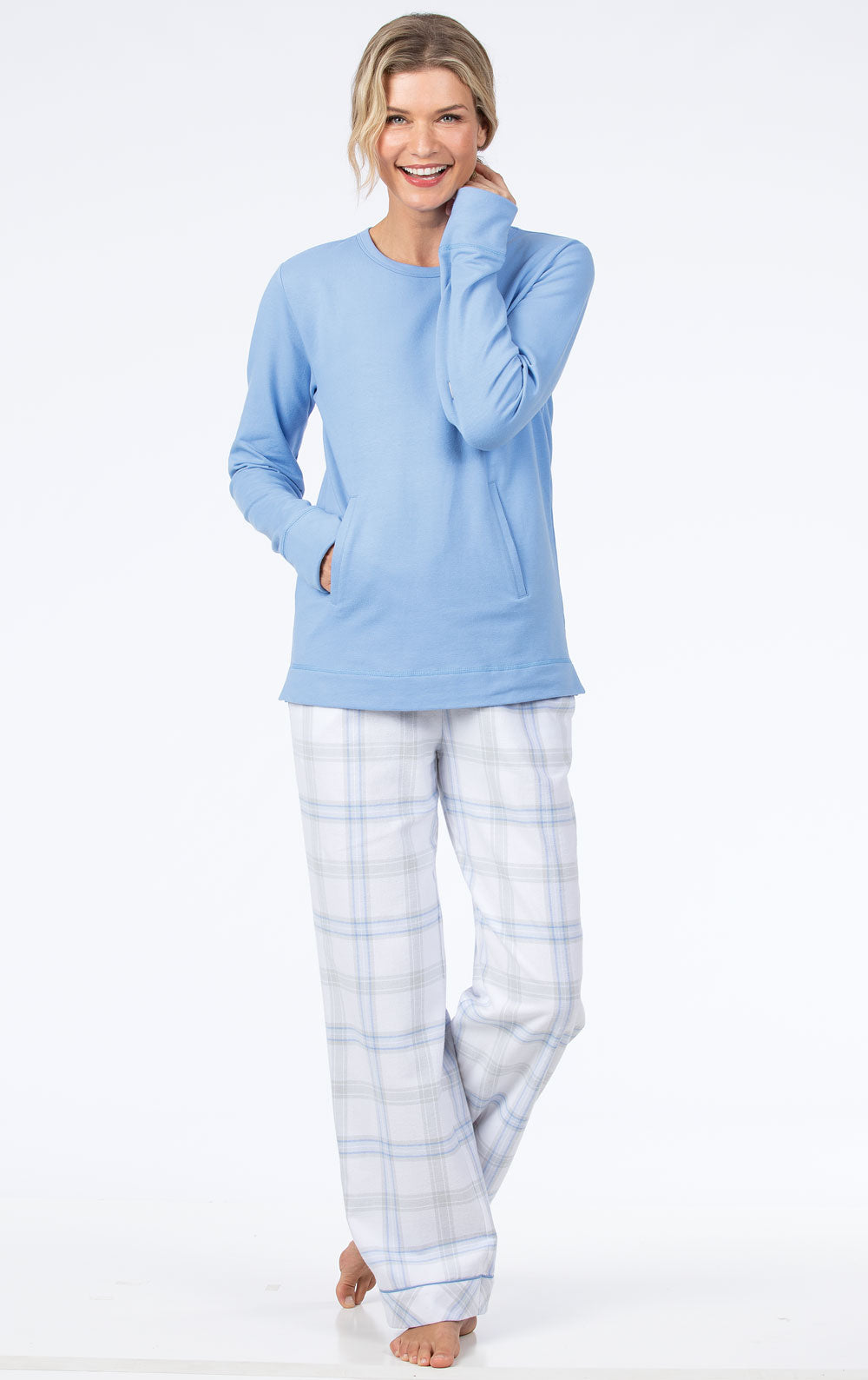 Addison Meadow Pullover Flannel Pajamas - Final Sale