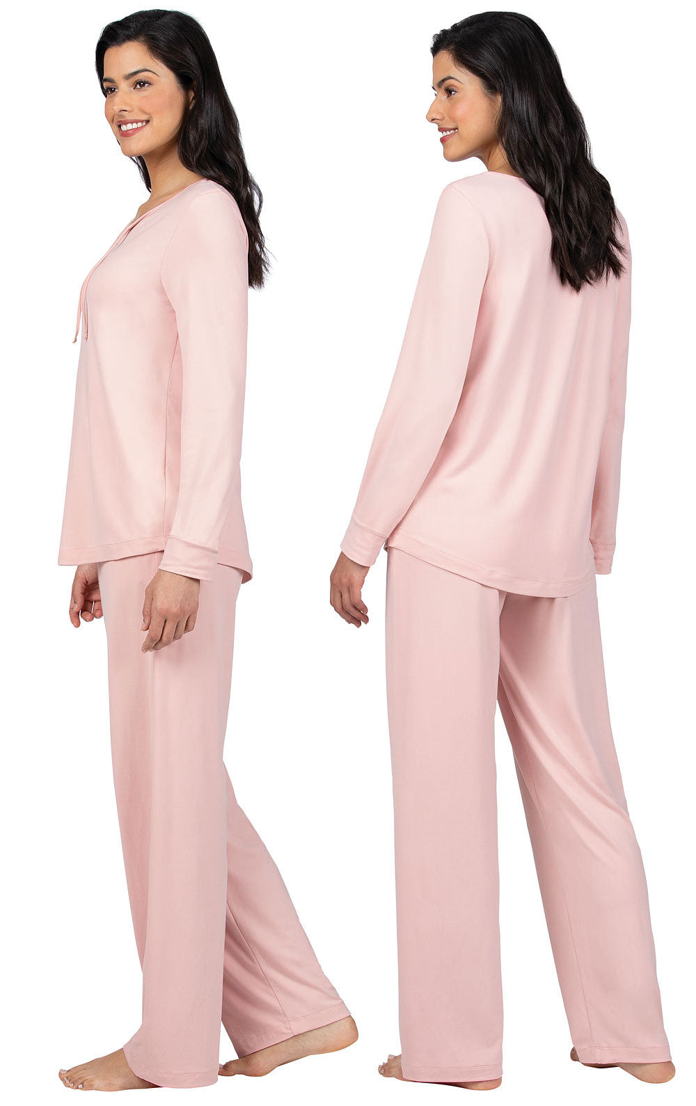Addison Meadow Tie Neck Pajamas  - Final Sale