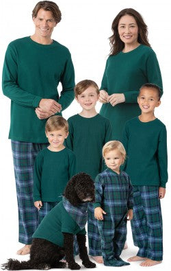 Heritage Plaid Thermal-Top Men's Pajamas