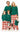 Modern Plaid Matching Family Set - Evergreen