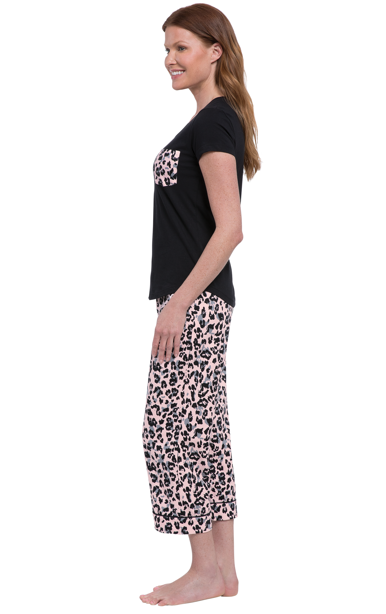 Leopard Capri Pajamas