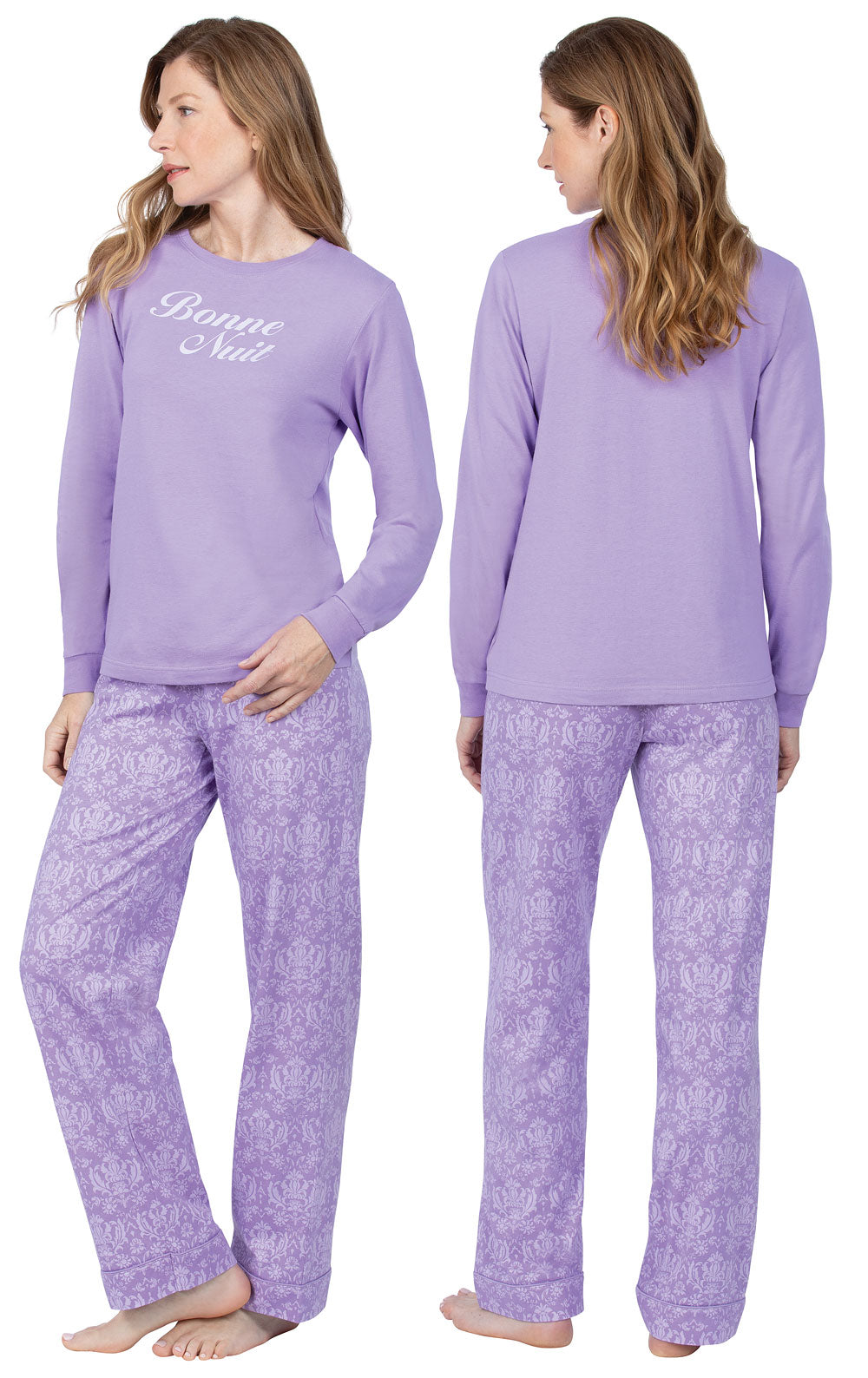 Bonne Nuit Long Sleeve Pajamas- Final Sale