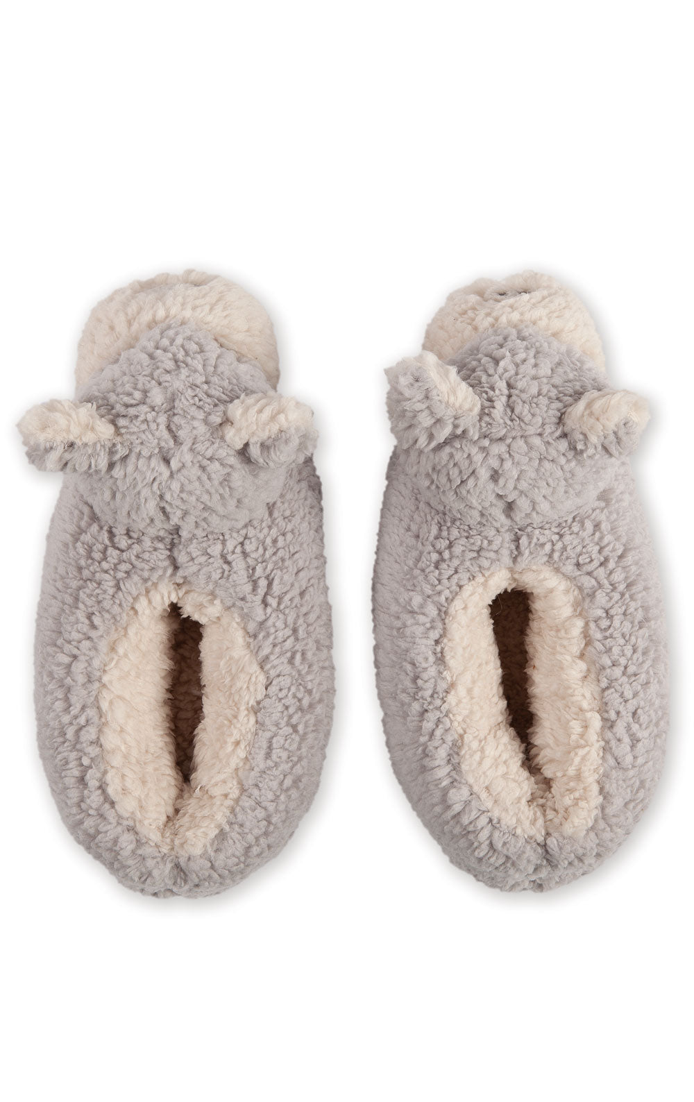 Adult Sherpa Fleece Puppy Slippers