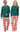 Modern Plaid Couples Pajamas - Evergreen