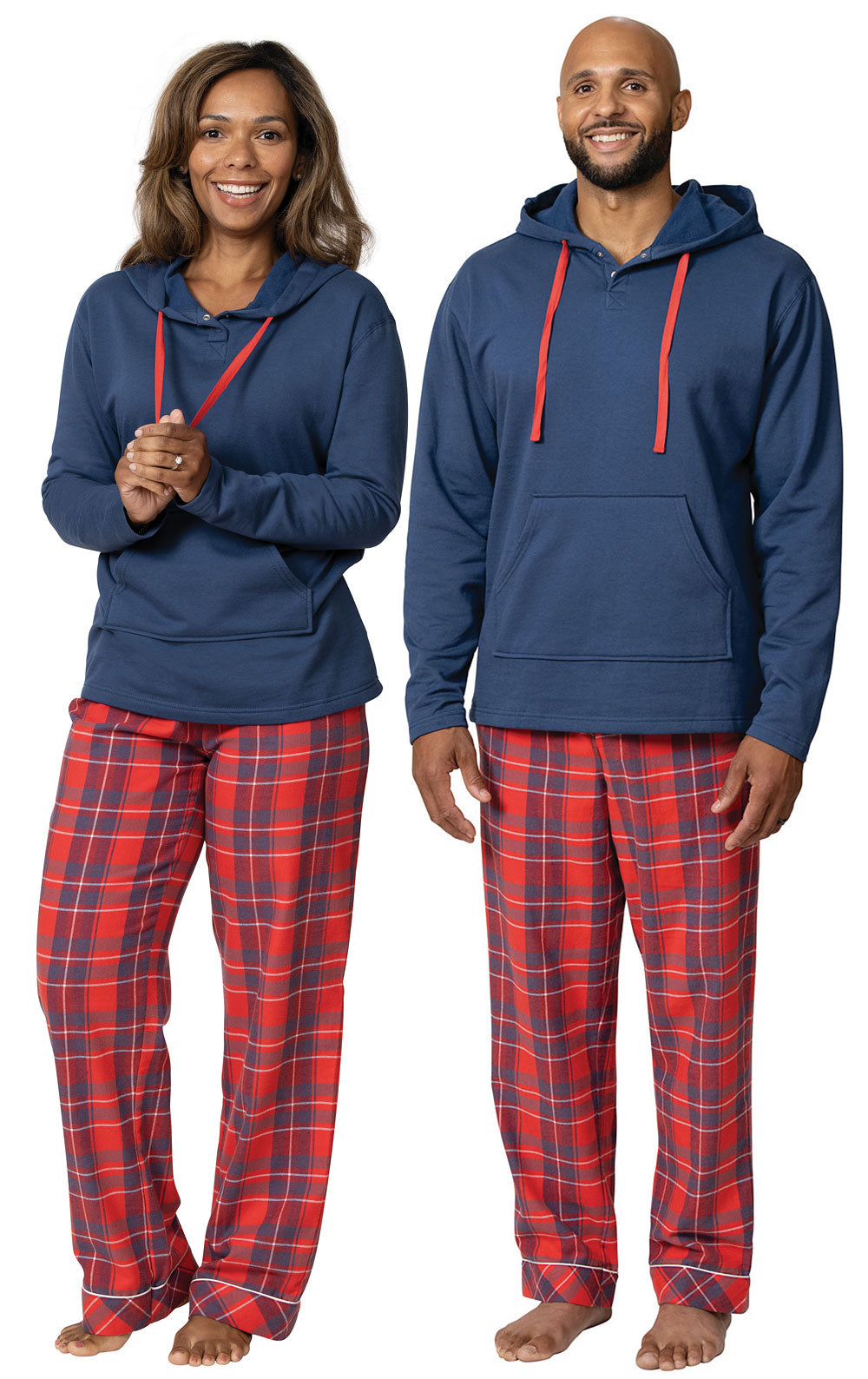 Americana Hoodie Matching Couples Pajamas