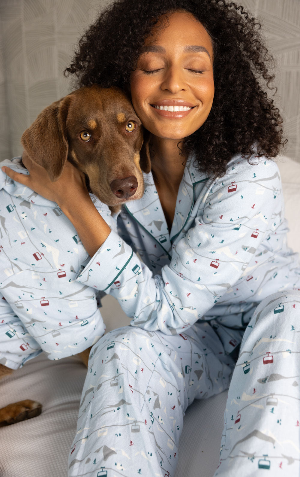 Matching christmas pjs with dog sale