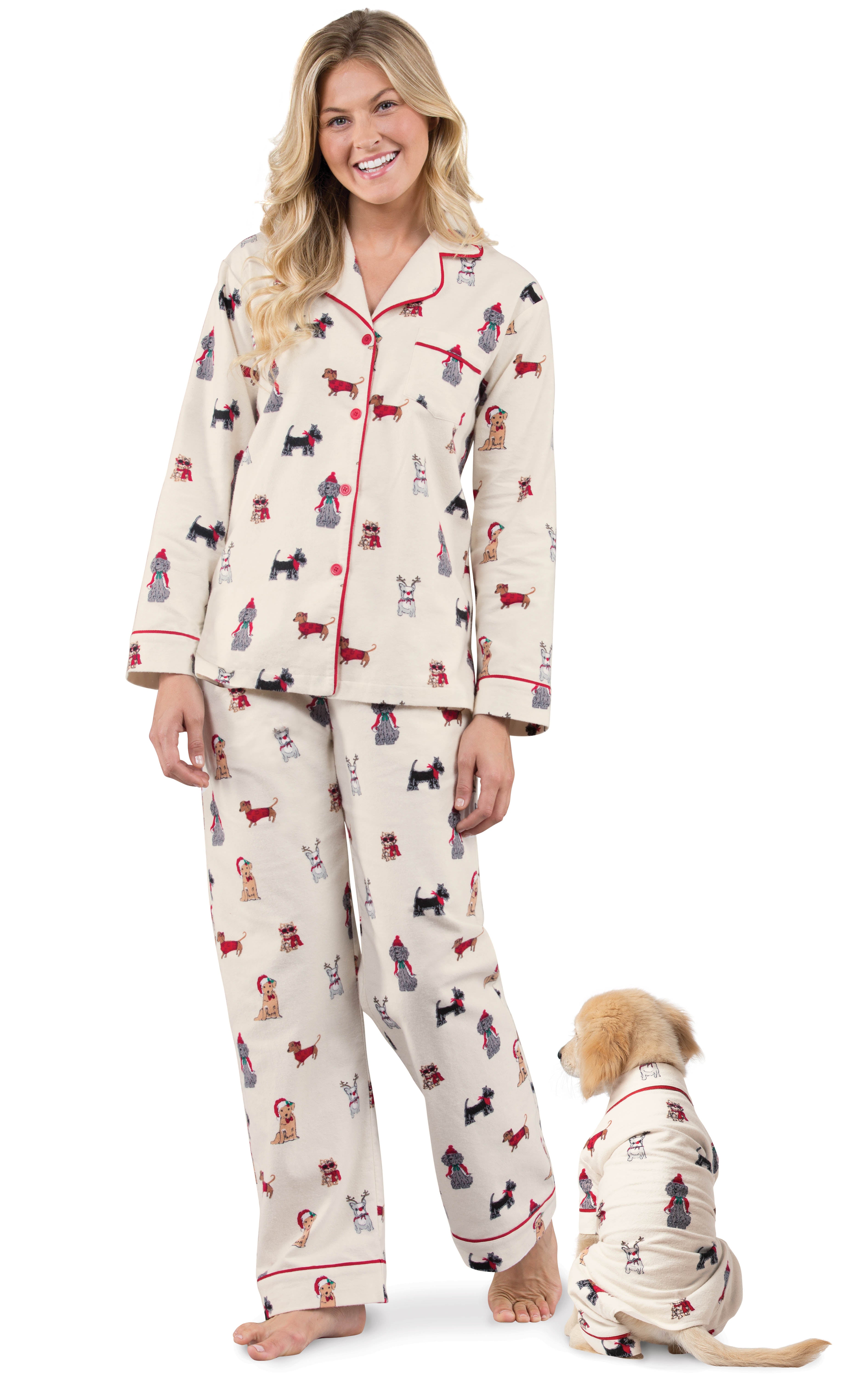 Matching christmas pjs for dogs and humans sale