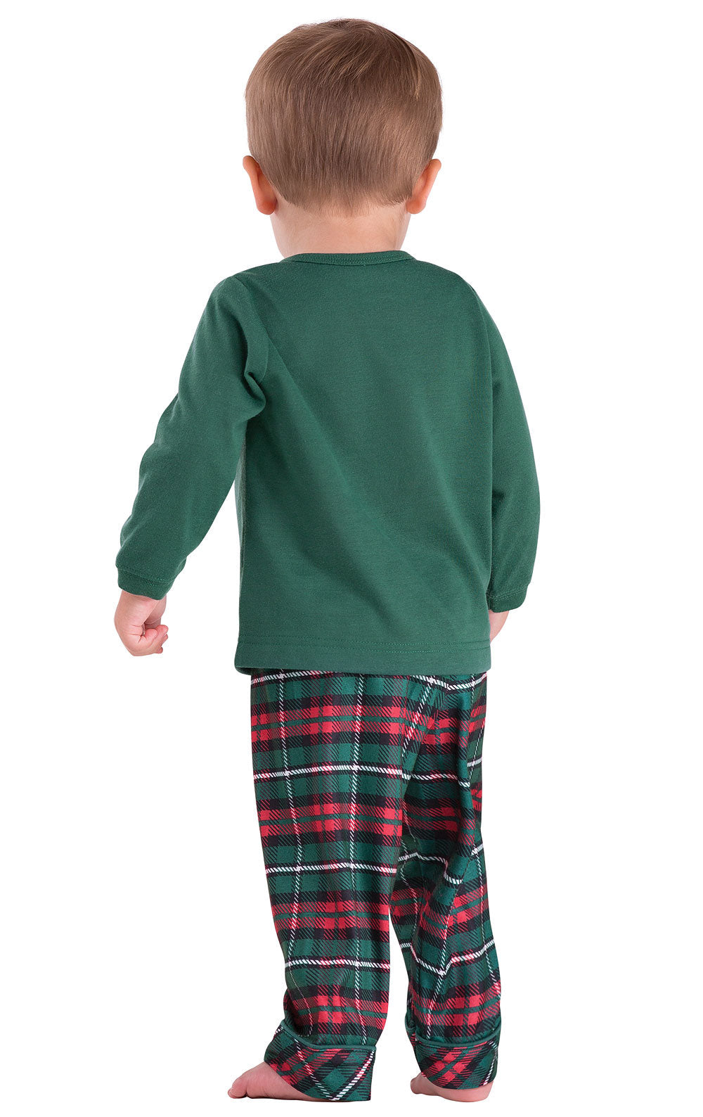 Red & Green Christmas Infant Pajamas - Pet & Owner