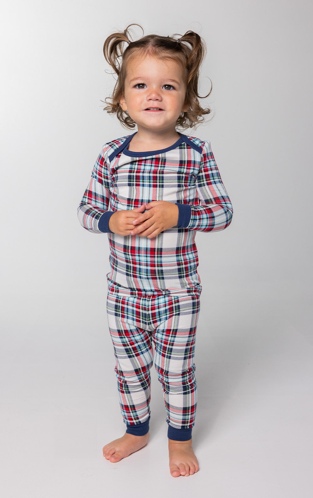 Hibernation Plaid Infant Pajamas