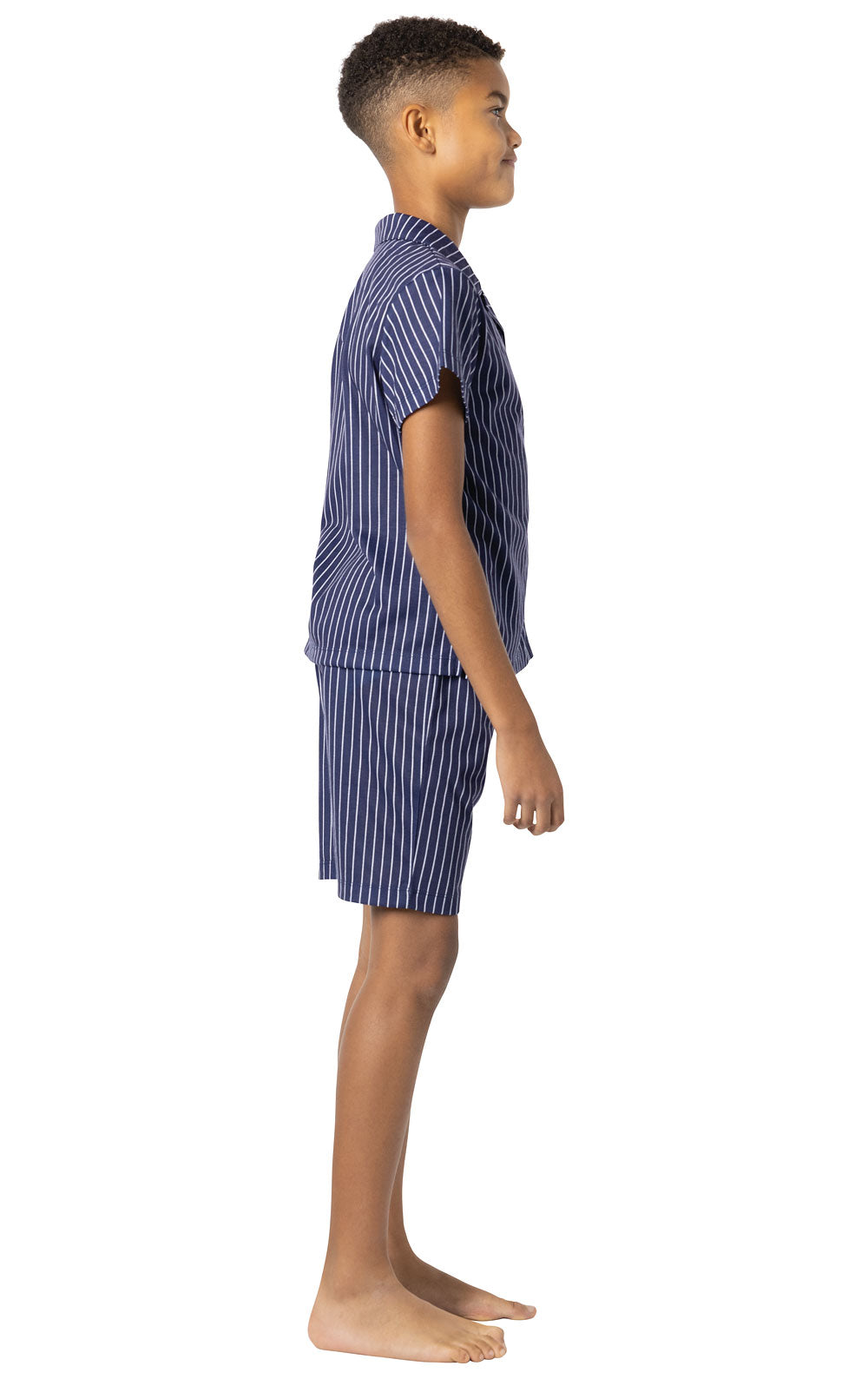 Short Sleeve Button-Front & Shorts Boys Pajamas