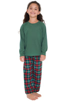 Red & Green Christmas Unisex Kids Pajamas - Family Set