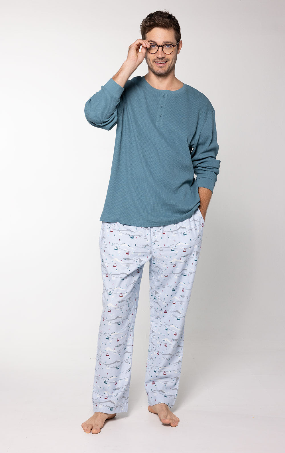 Apres Ski Men’s Flannel Pajamas  