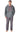 Gray Plaid Men's Hoodie & Pant Set - Couples