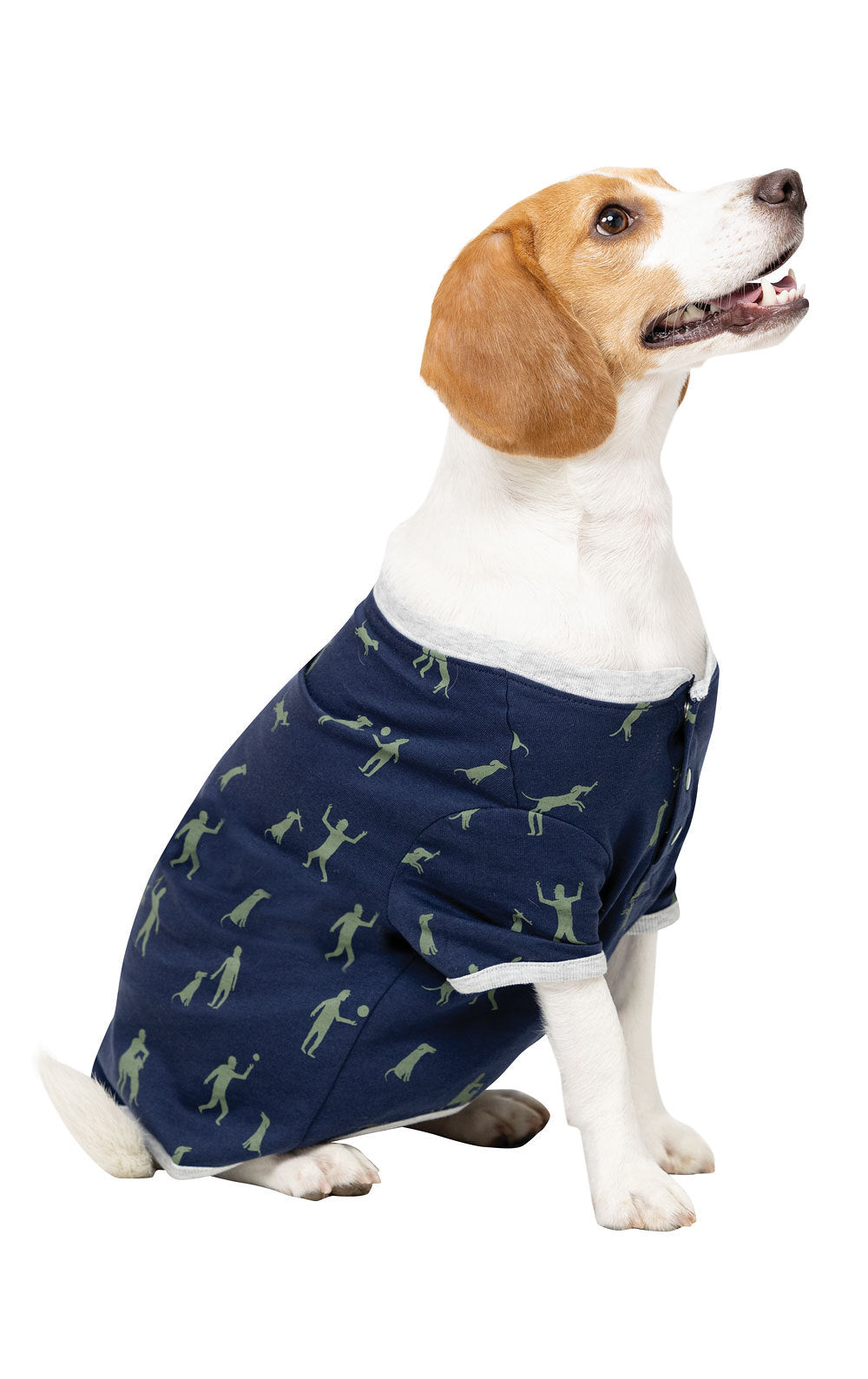 Navy Dog Dad Print PJ - Pet's