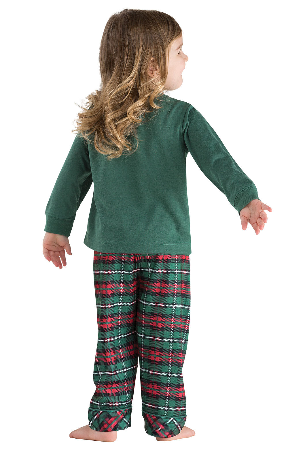 Red & Green Christmas Toddler Pajamas - His & Hers