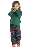 Red & Green Christmas Toddler Pajamas - Family Set