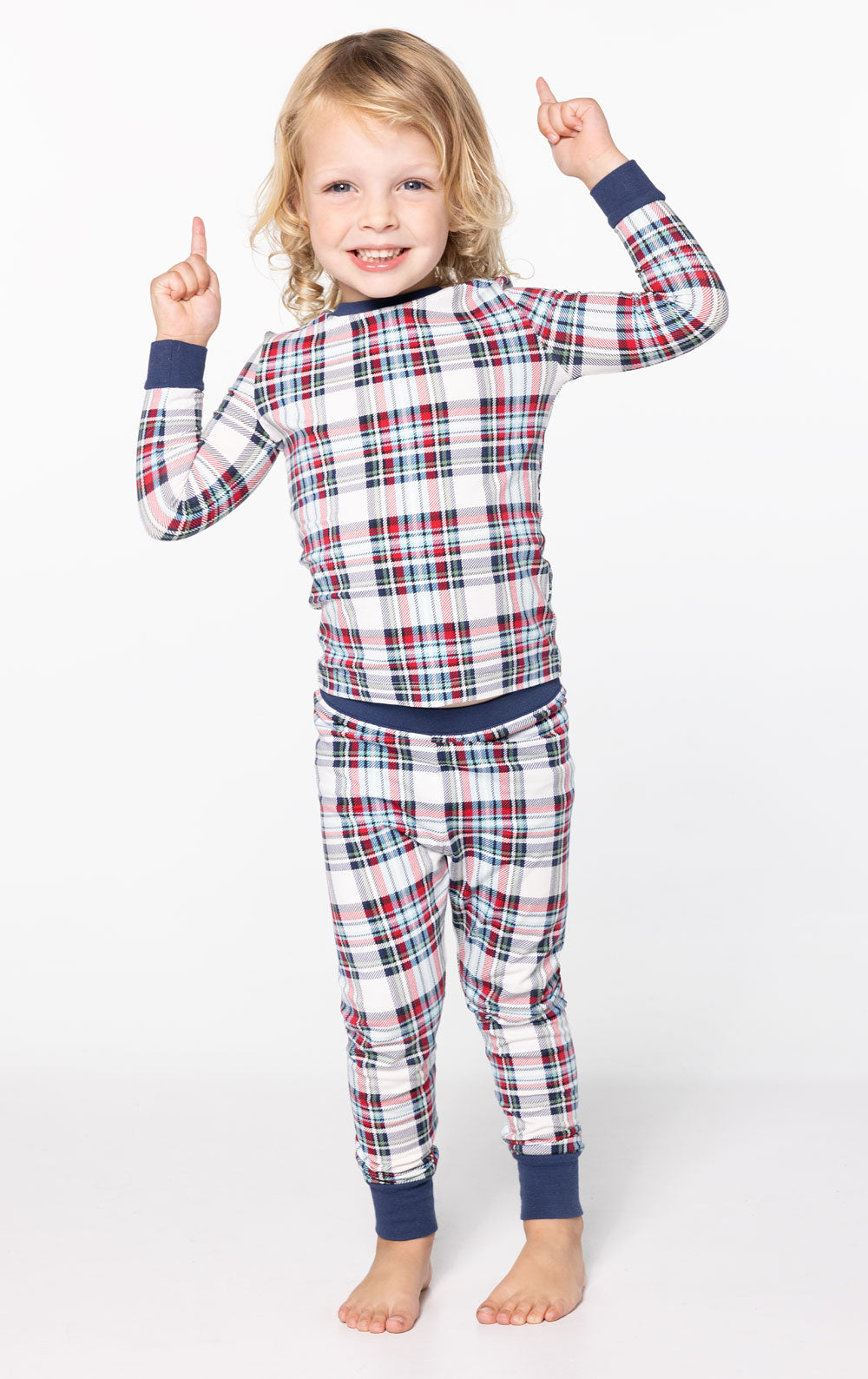 Hibernation Plaid Toddler Pajamas