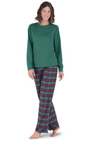 Red & Green Christmas Womens Pajamas - Family Set