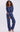 Glitzy Plaid Button-Front Pajamas - Navy