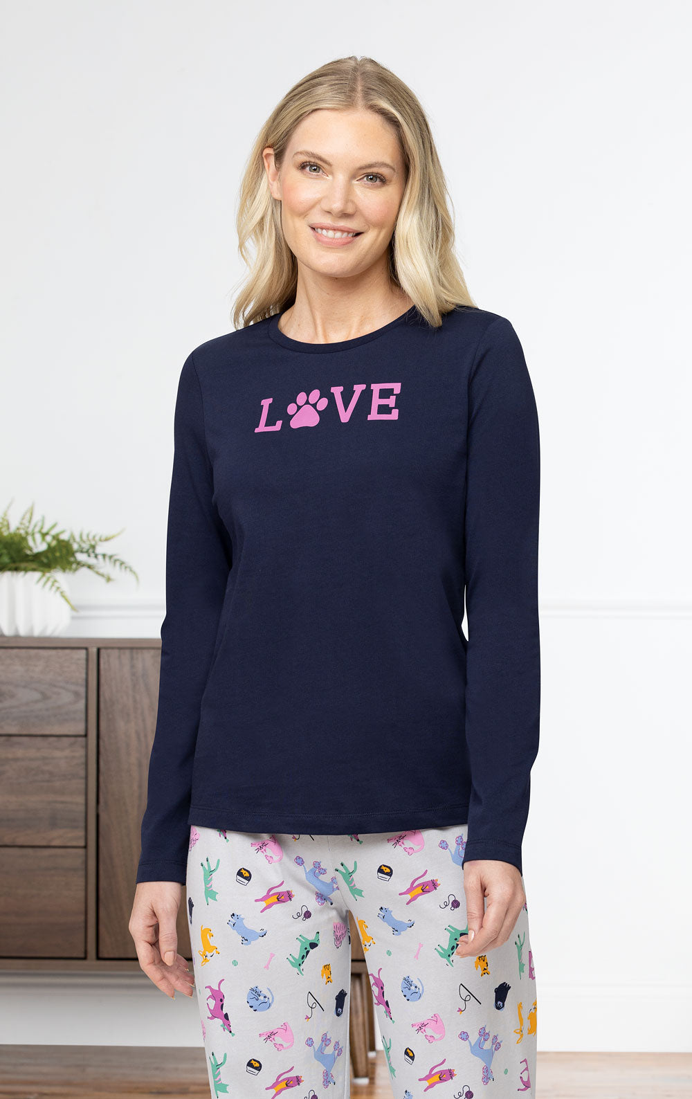 Pet Lovers Long Sleeve Pajamas - Final Sale