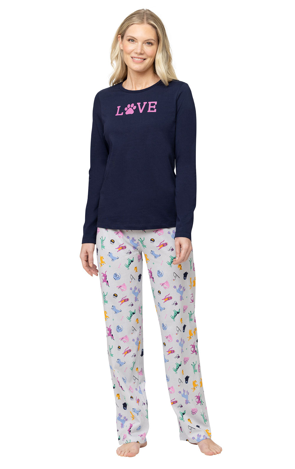 Pet Lovers Long Sleeve Pajamas - Final Sale