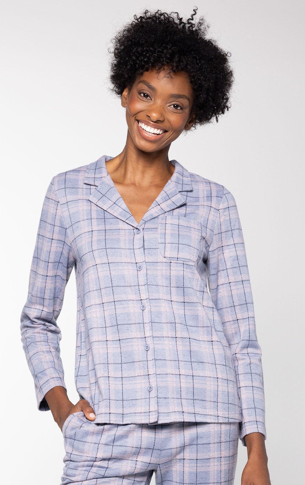 Comfort Knit Button-Front Shirt