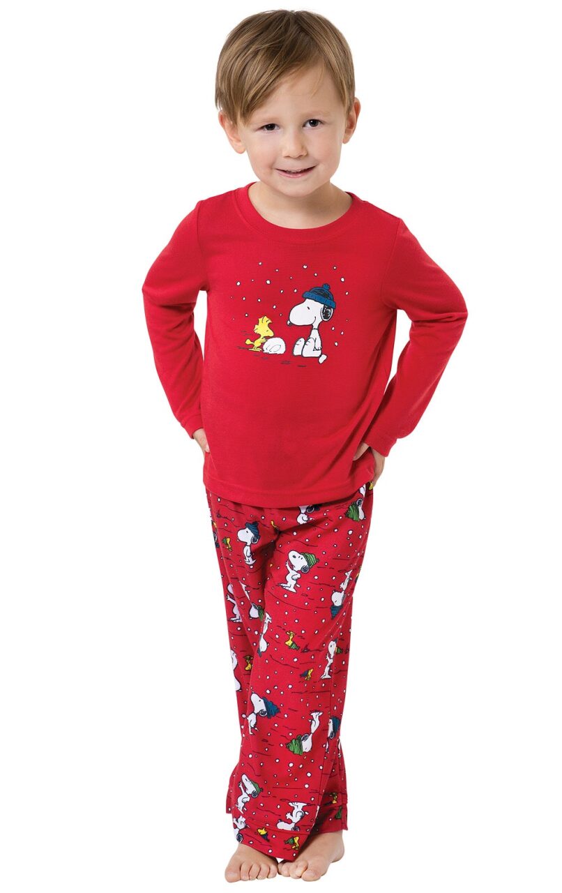 Snoopy & Woodstock Chistmas Toddler's Pajamas