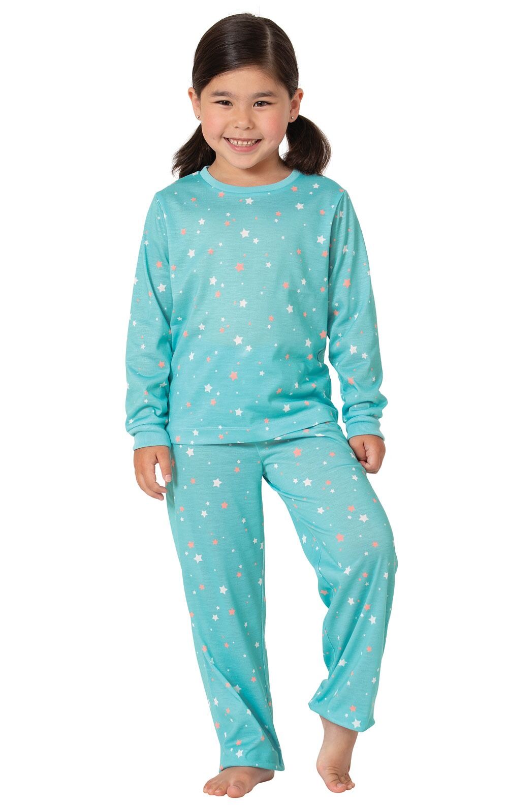 Aqua Stars Pullover Pant Unisex Kids Pajamas