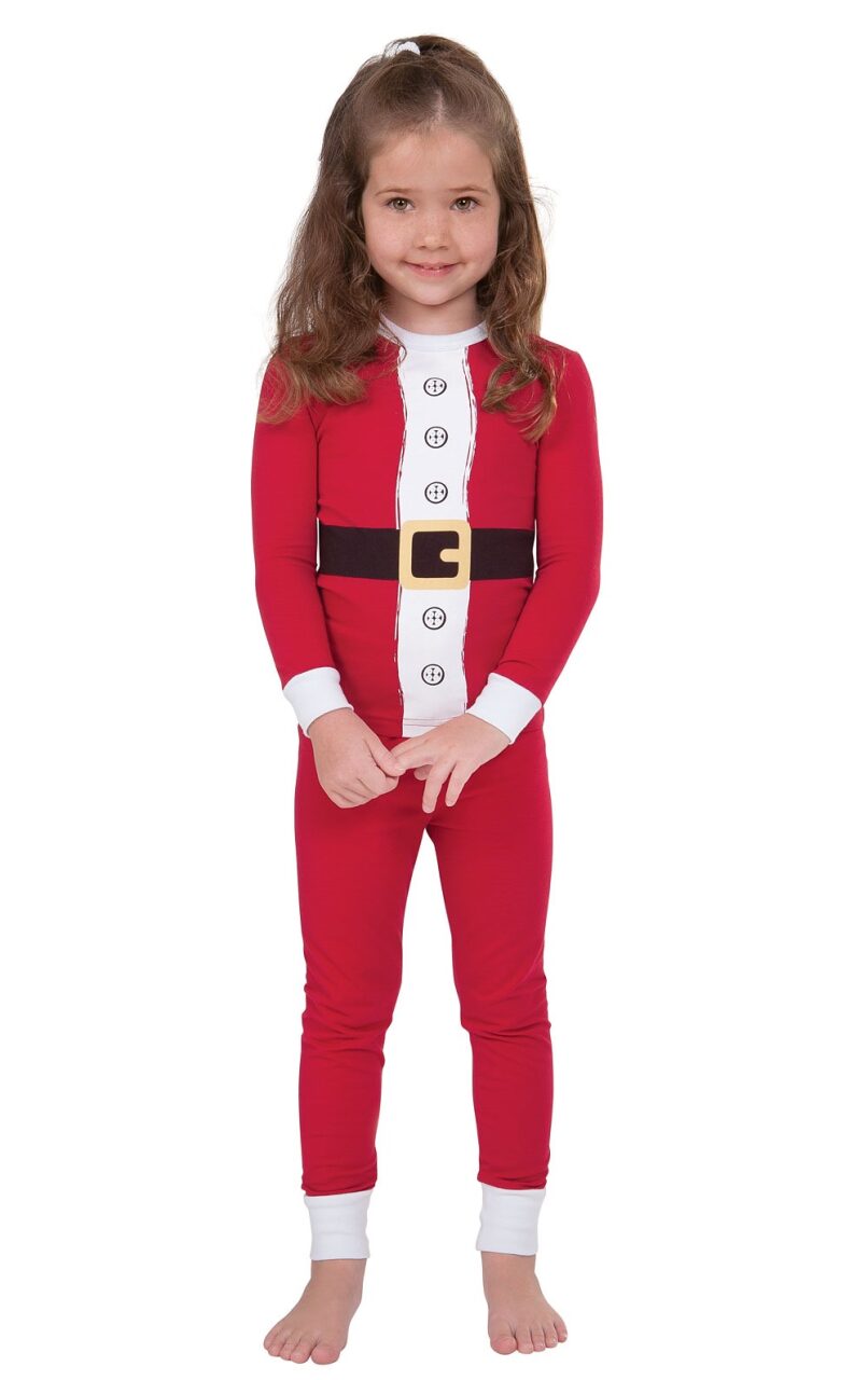 Red Santa Suit Toddler's Pullover Pajamas