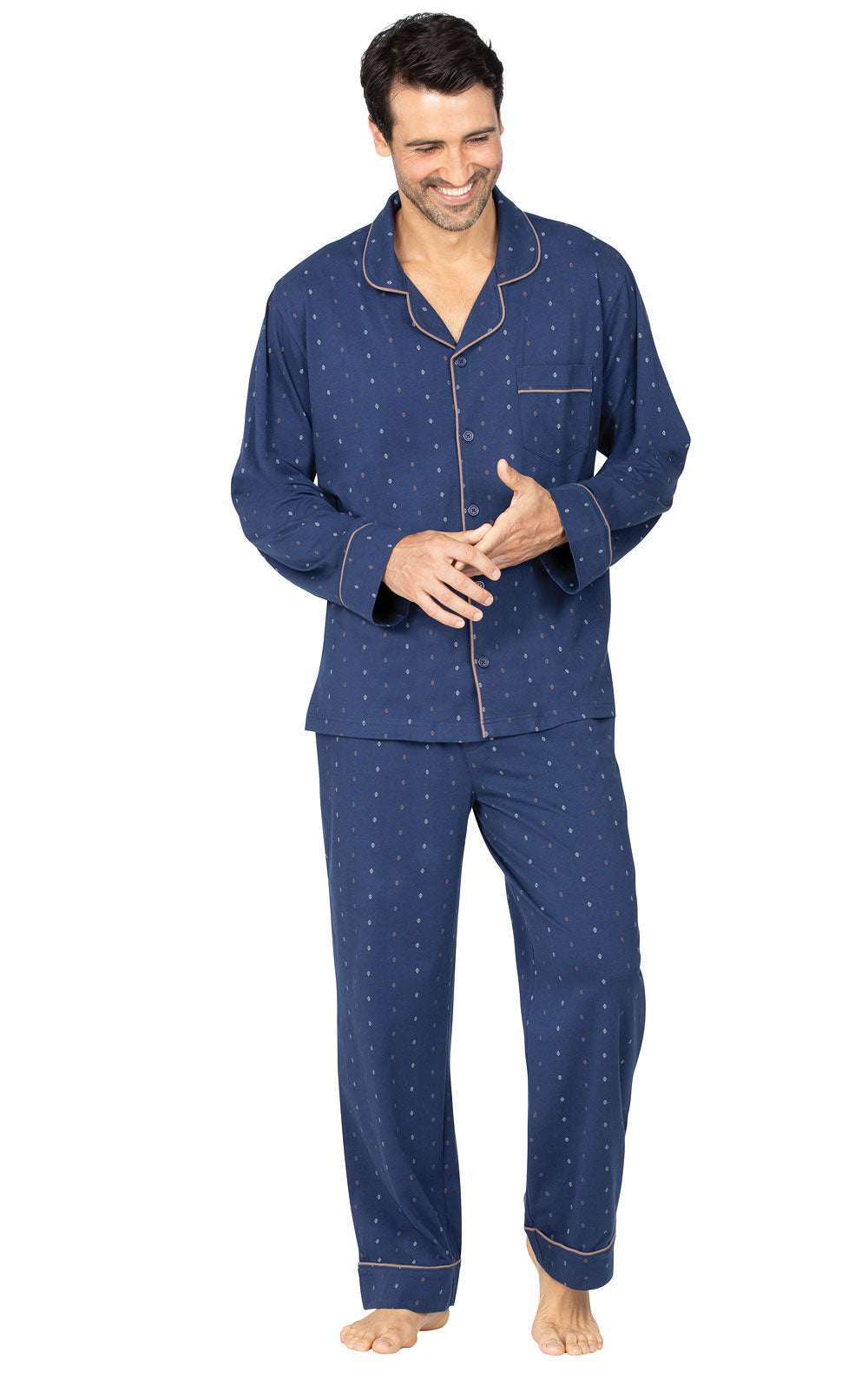 Geo-Printed Men's Pajamas