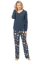 Sweet Comforts Henley Women's Pajamas - Couples