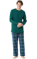 Heritage Plaid Thermal-Top Men's Pajamas - Couples