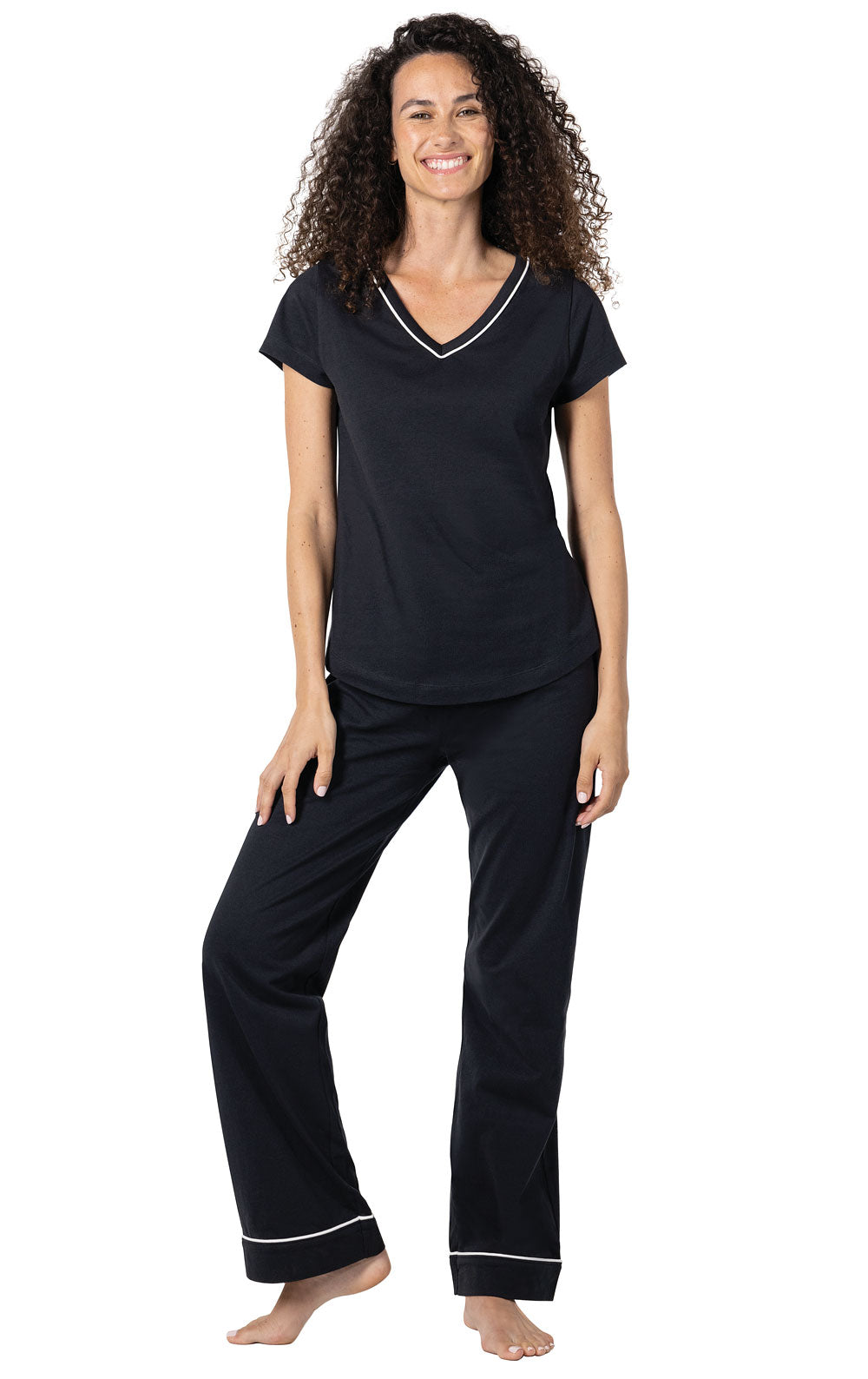 Solid Jersey Short Sleeve Pajamas Pajamagram