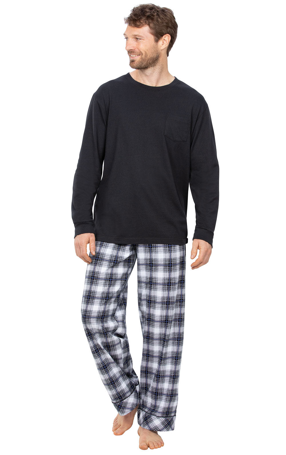 Plaid Pullover Men's Pajama