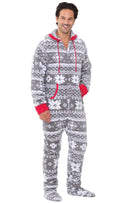 Hoodie-Footie for Men - Nordic Fleece - Family Set