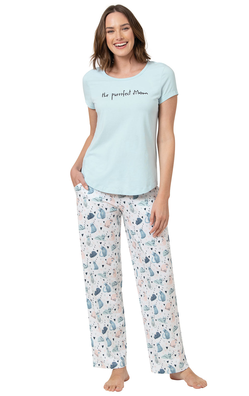 The Purrrfect Mom PJs