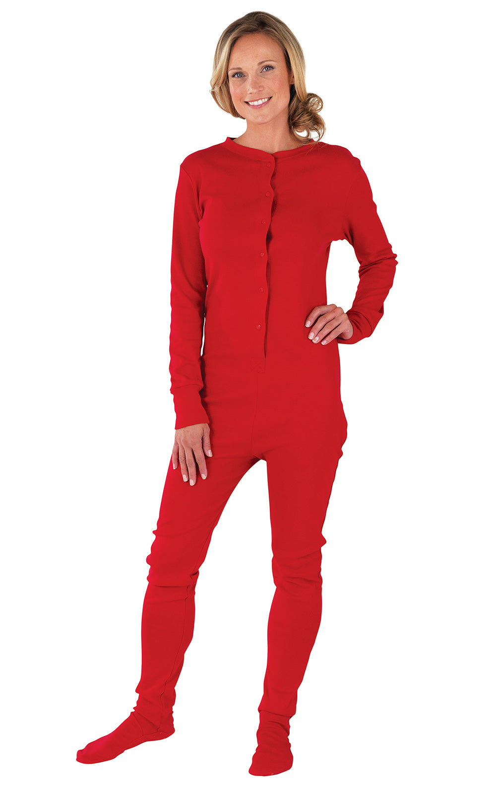 Red Dropseat Women's Pajamas