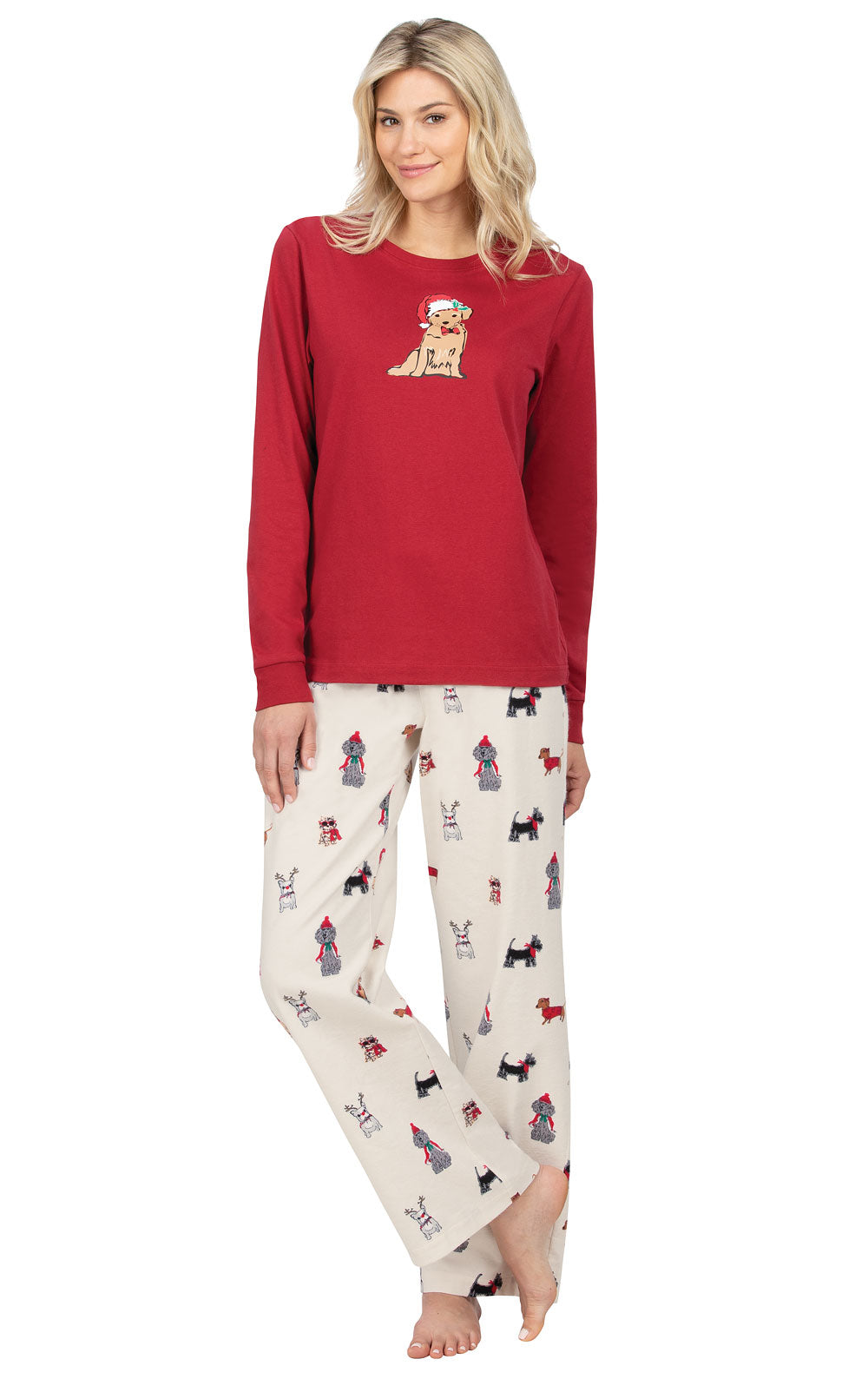 Christmas Dogs Flannel Pajamas