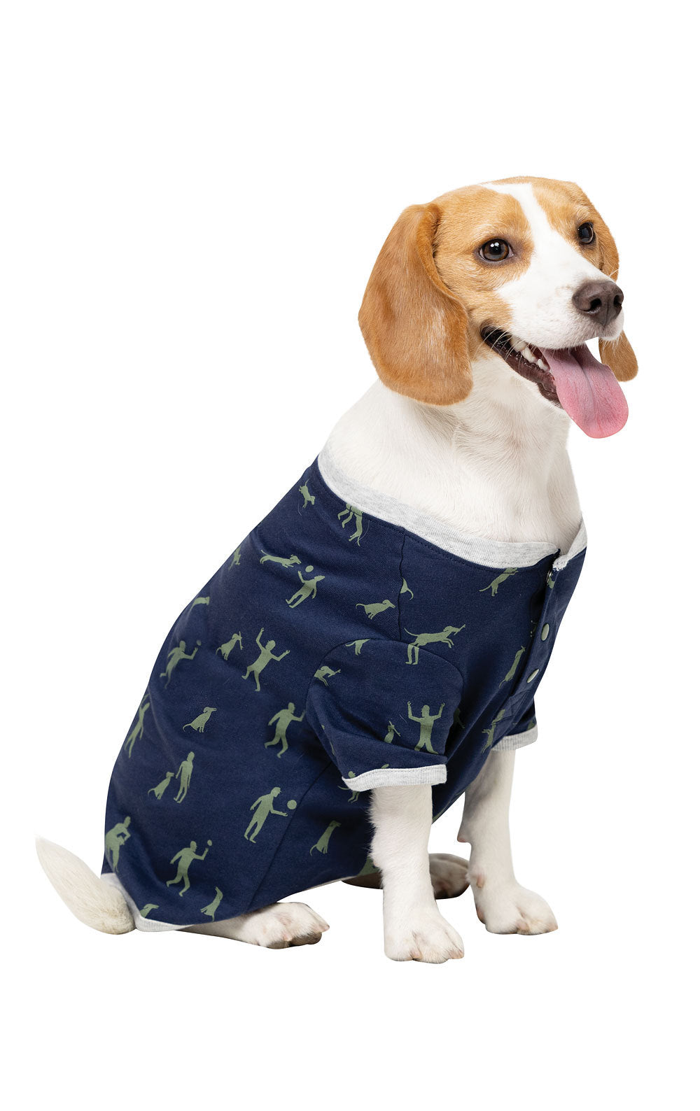 Navy Dog Dad Print PJ - Pet's