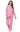 Bright Pink Plaid Flannel Button-Front Pajamas