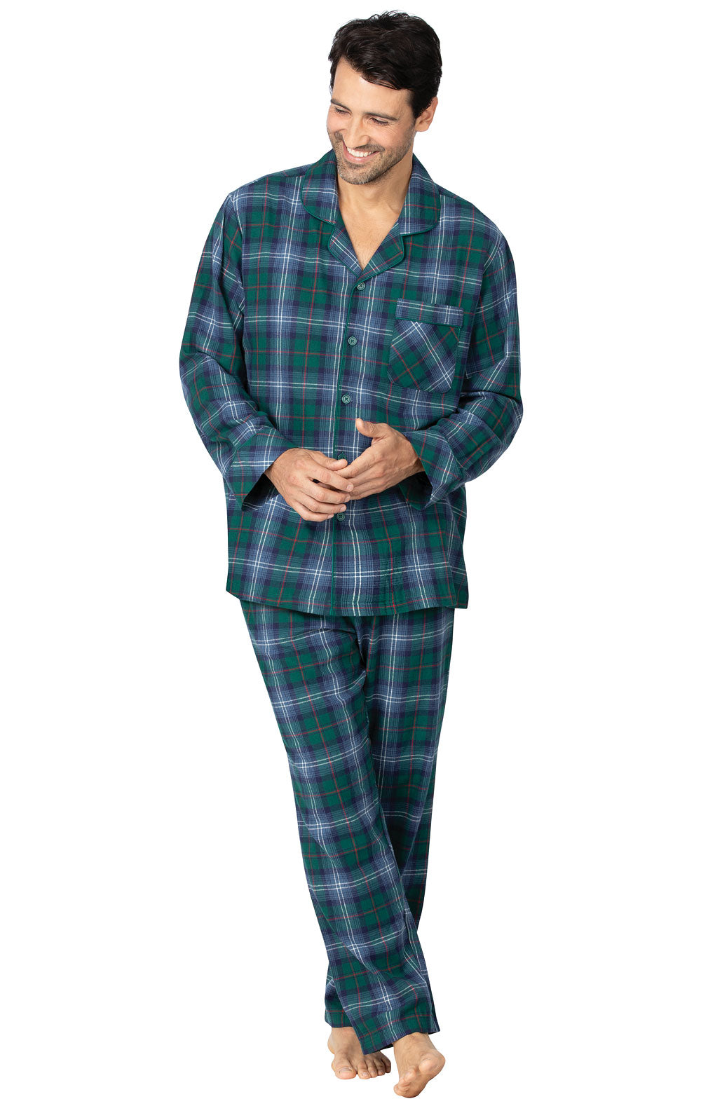 Heritage Plaid Flannel Men's Pajamas