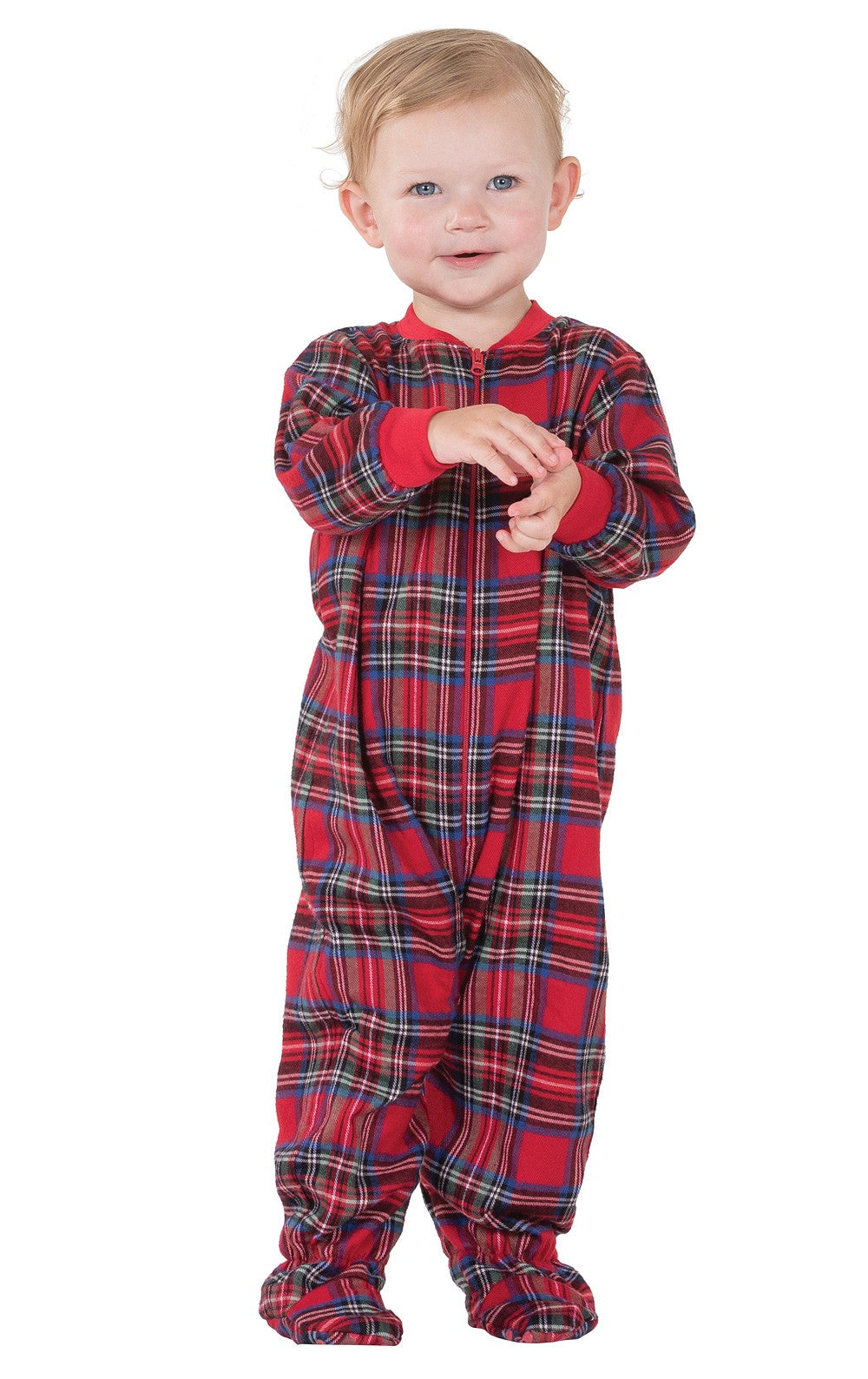 Stewart Plaid Infant Onesie Pajamas - Family Set