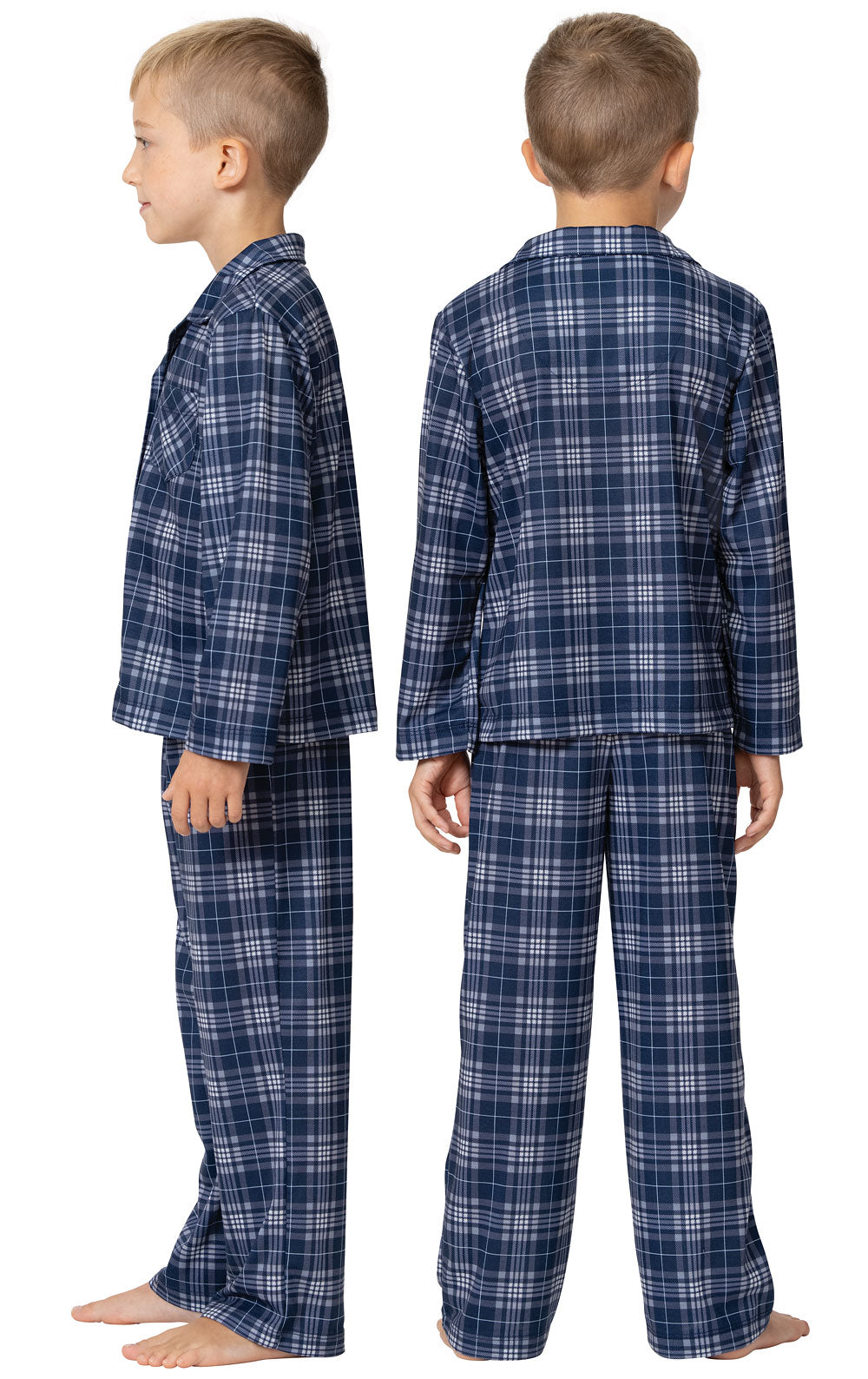 Button-Front Unisex Kids Pajamas
