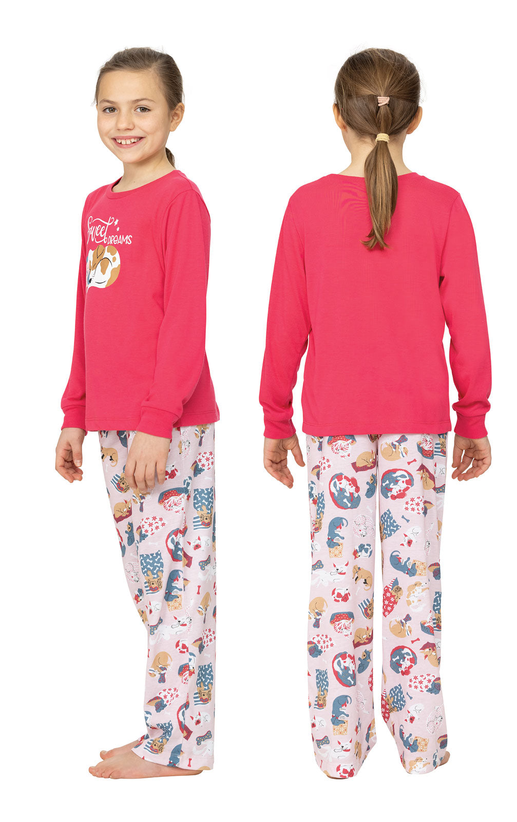 Dog Tired Long-Sleeve Kids Pajamas - Final Sale