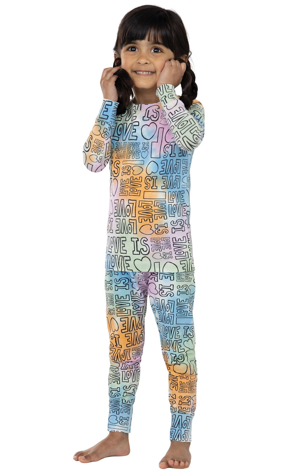 Love is Love Unisex Kids Pajamas - Final Sale