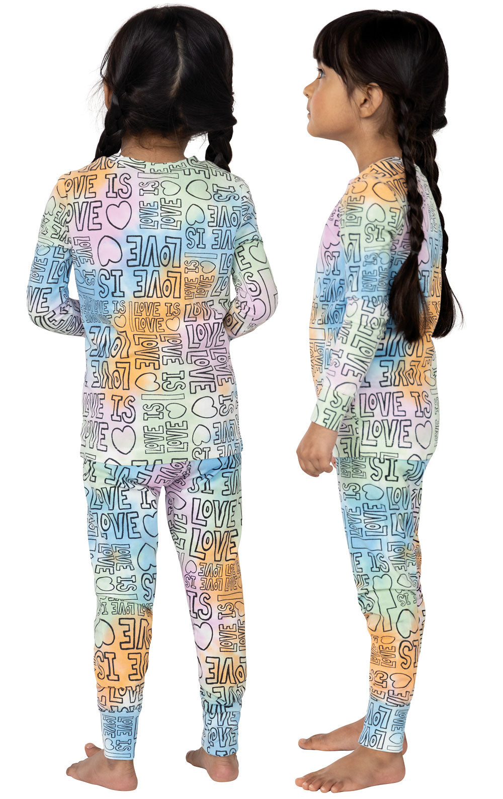 Love is Love Unisex Kids Pajamas - Final Sale