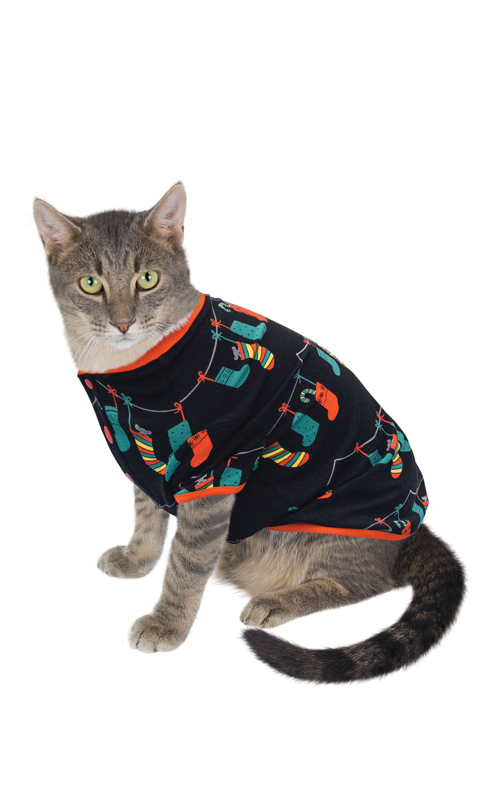 Christmas Stockings Pets Jersey Pajamas