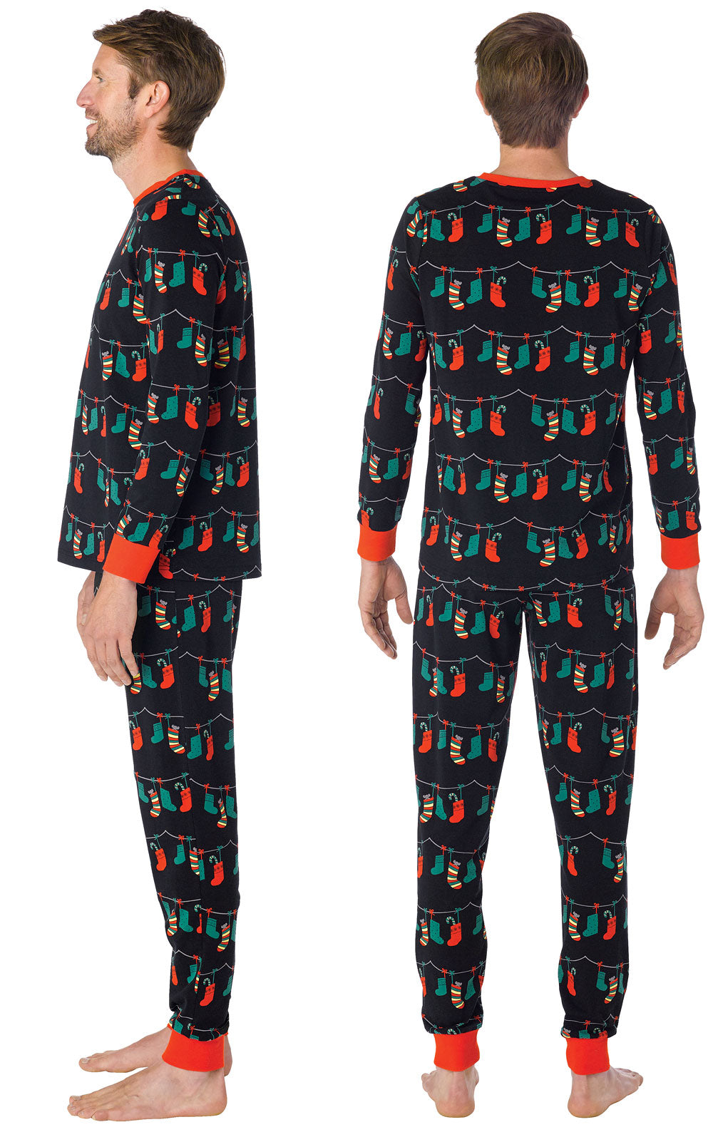 Christmas Stockings Men's Pajamas