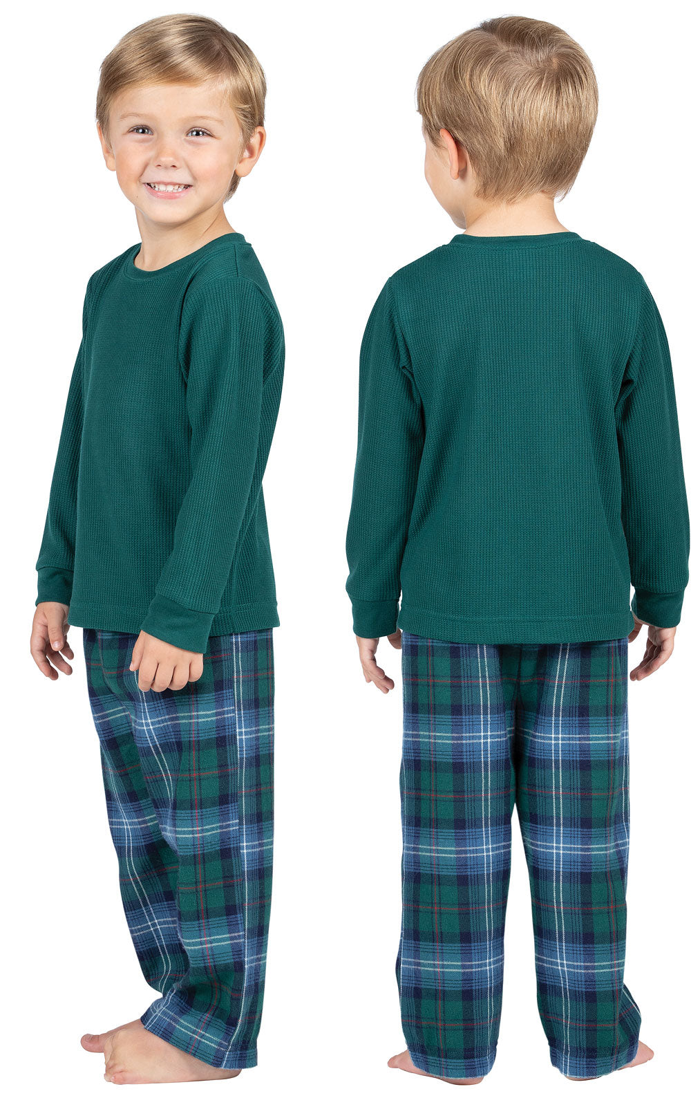 Heritage Plaid Thermal Top Toddler Pajamas